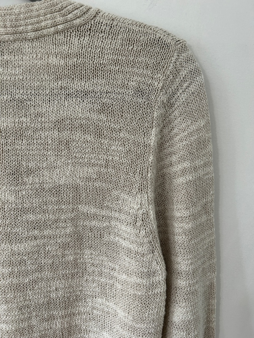 Pendleton Cotton Sweater Women’s L Cream Summer Knit Casual Cardigan - Picture 10 of 15